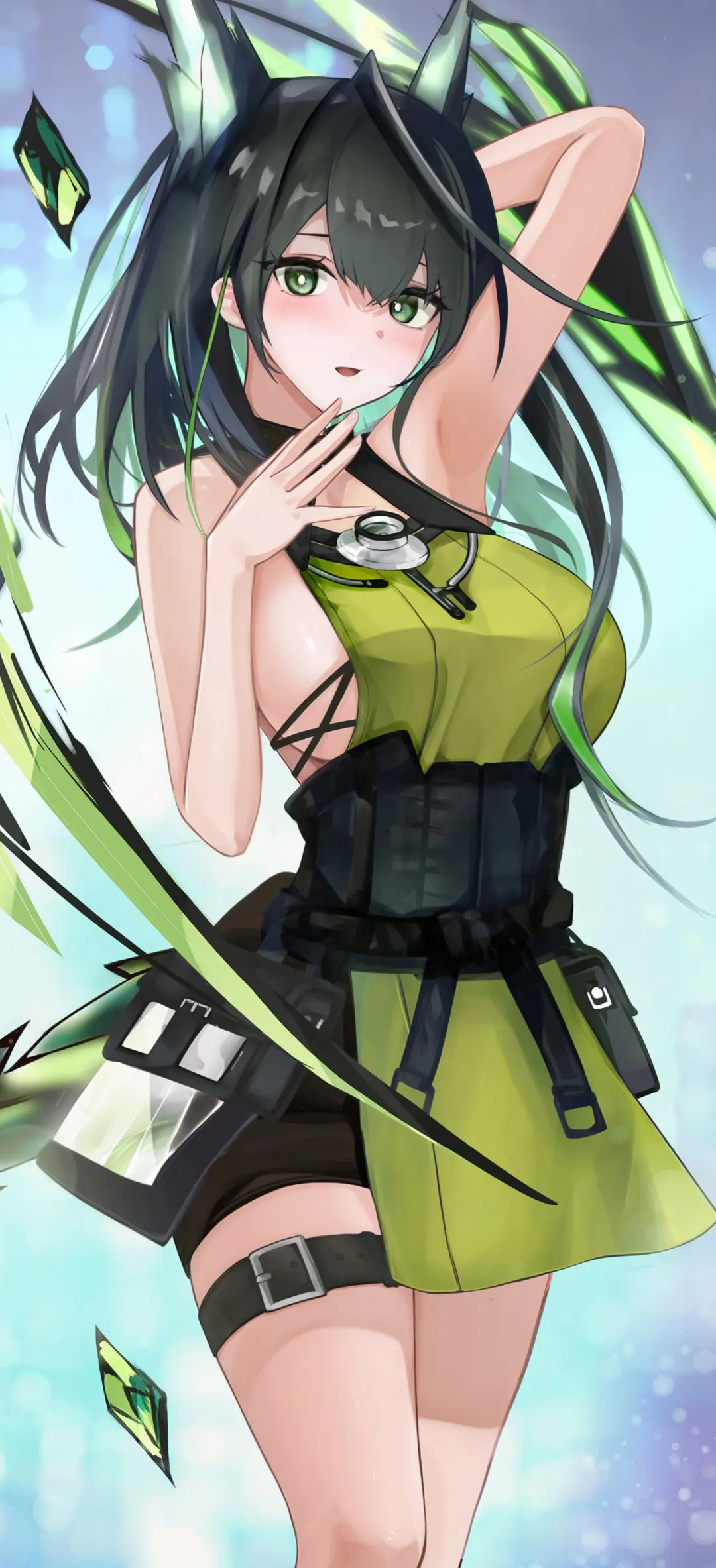 【动漫壁纸】明日方舟 Mon3tr Nikke：胜利女神 アルカナ 原神 芙宁娜 星穹铁道 风堇 绝区零 星见雅  插画美图推荐 壁纸-第5张
