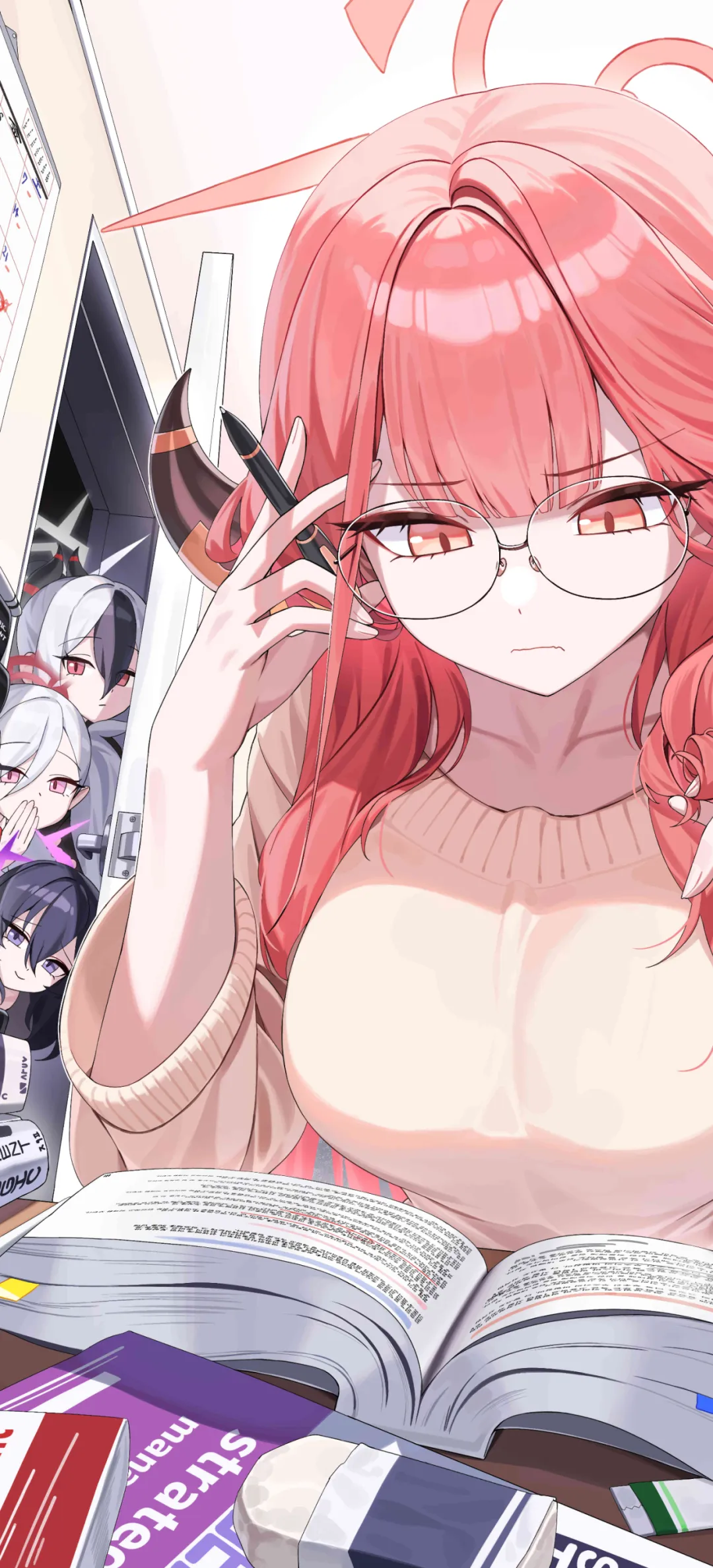 【动漫壁纸】蔚蓝档案 飞鸟马时 早濑优香 陆八魔爱露 初音未来 绝区零 仪玄 插画美图推荐 壁纸-第4张