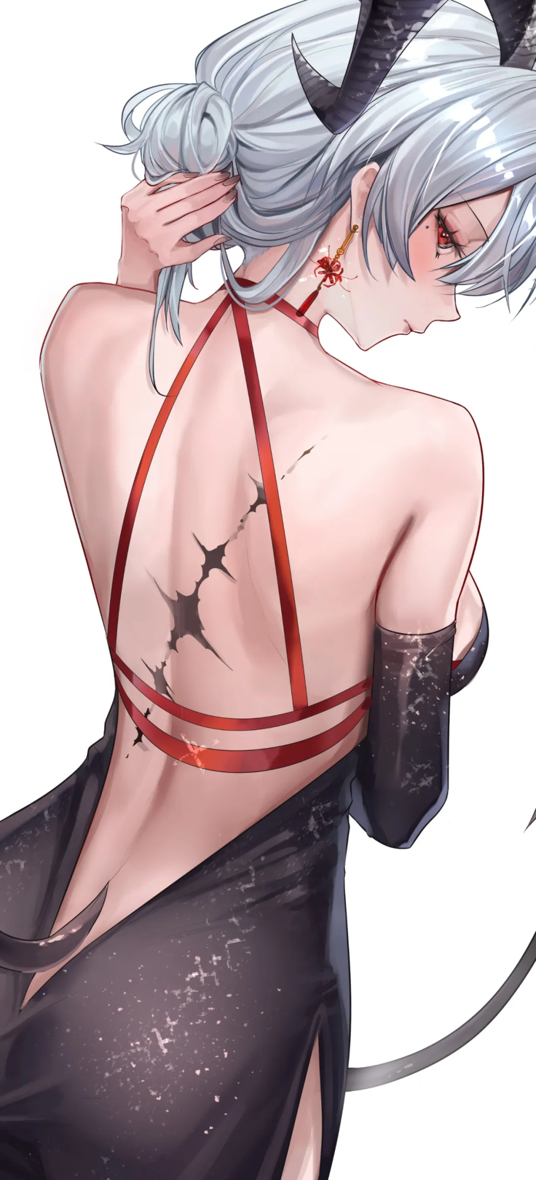 【动漫壁纸】银发马尾美少女 原神 芙宁娜 绝区零 红豆 鸣潮 赞妮 插画美图推荐 壁纸-第9张