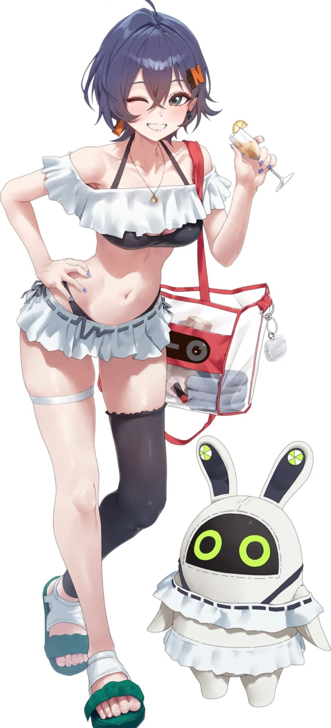【动漫壁纸】今日份动漫美少女插画来咯~ 女仆少女 绝区零 星见雅 玲 星铁 流萤 壁纸-第6张