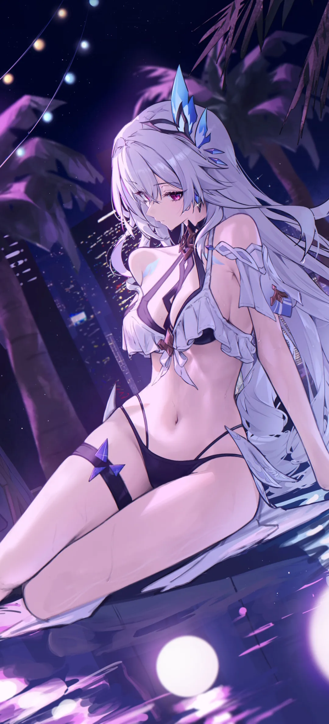 【动漫壁纸】今日份动漫美少女插画来咯~ 女仆少女 绝区零 星见雅 玲 星铁 流萤 壁纸-第9张