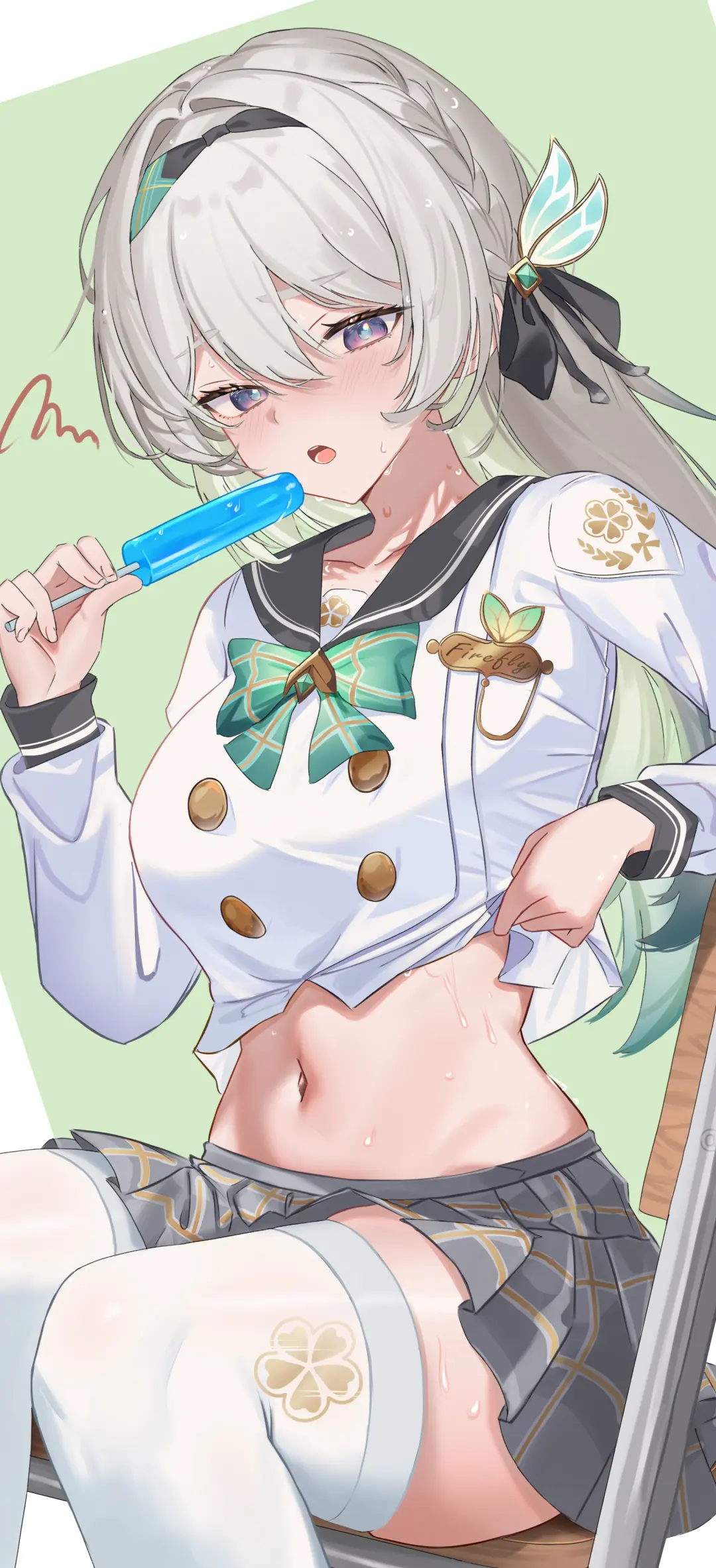 【动漫壁纸】明日方舟 鞭刃 藍沢エマ 蔚蓝档案 仲正一花 星穹铁道 银狼 遐蝶 绝区零 仪玄 插画美图推荐 壁纸-第4张