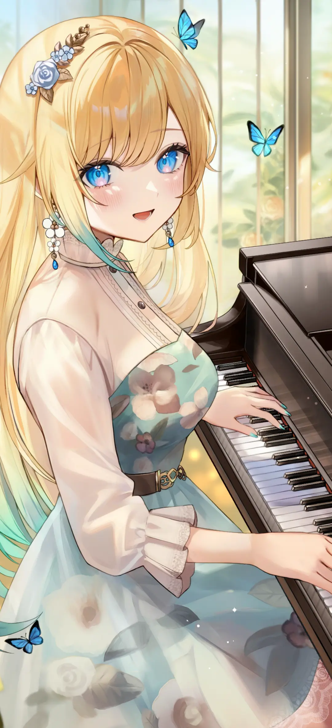 【动漫壁纸】明日方舟 鞭刃 藍沢エマ 蔚蓝档案 仲正一花 星穹铁道 银狼 遐蝶 绝区零 仪玄 插画美图推荐 壁纸-第10张
