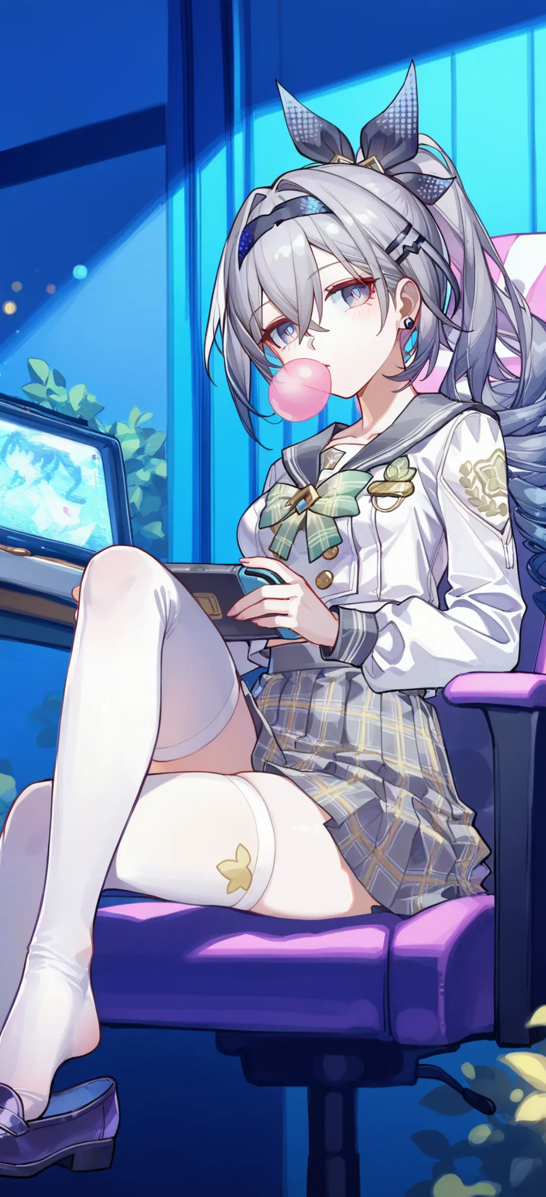【动漫壁纸】明日方舟 鞭刃 藍沢エマ 蔚蓝档案 仲正一花 星穹铁道 银狼 遐蝶 绝区零 仪玄 插画美图推荐 壁纸-第12张