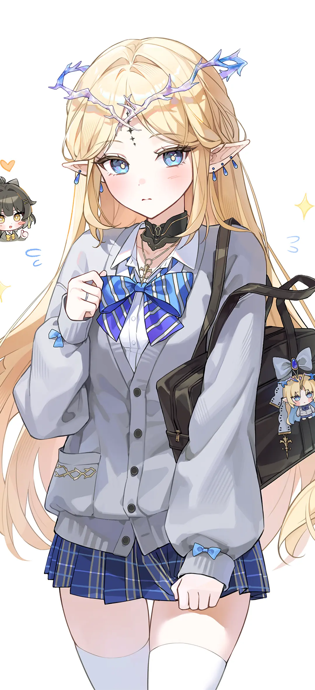 【动漫壁纸】蔚蓝档案 羽川莲实 绝区零 橘福福 仪玄 女仆艾莲乔 Miku 鸣潮 赞妮 卡提希娅 星穹铁道 流萤 插画美图推荐 壁纸-第2张