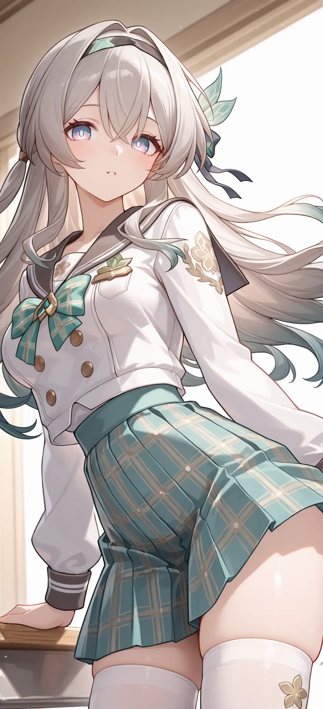 【动漫壁纸】蔚蓝档案 羽川莲实 绝区零 橘福福 仪玄 女仆艾莲乔 Miku 鸣潮 赞妮 卡提希娅 星穹铁道 流萤 插画美图推荐 壁纸-第3张
