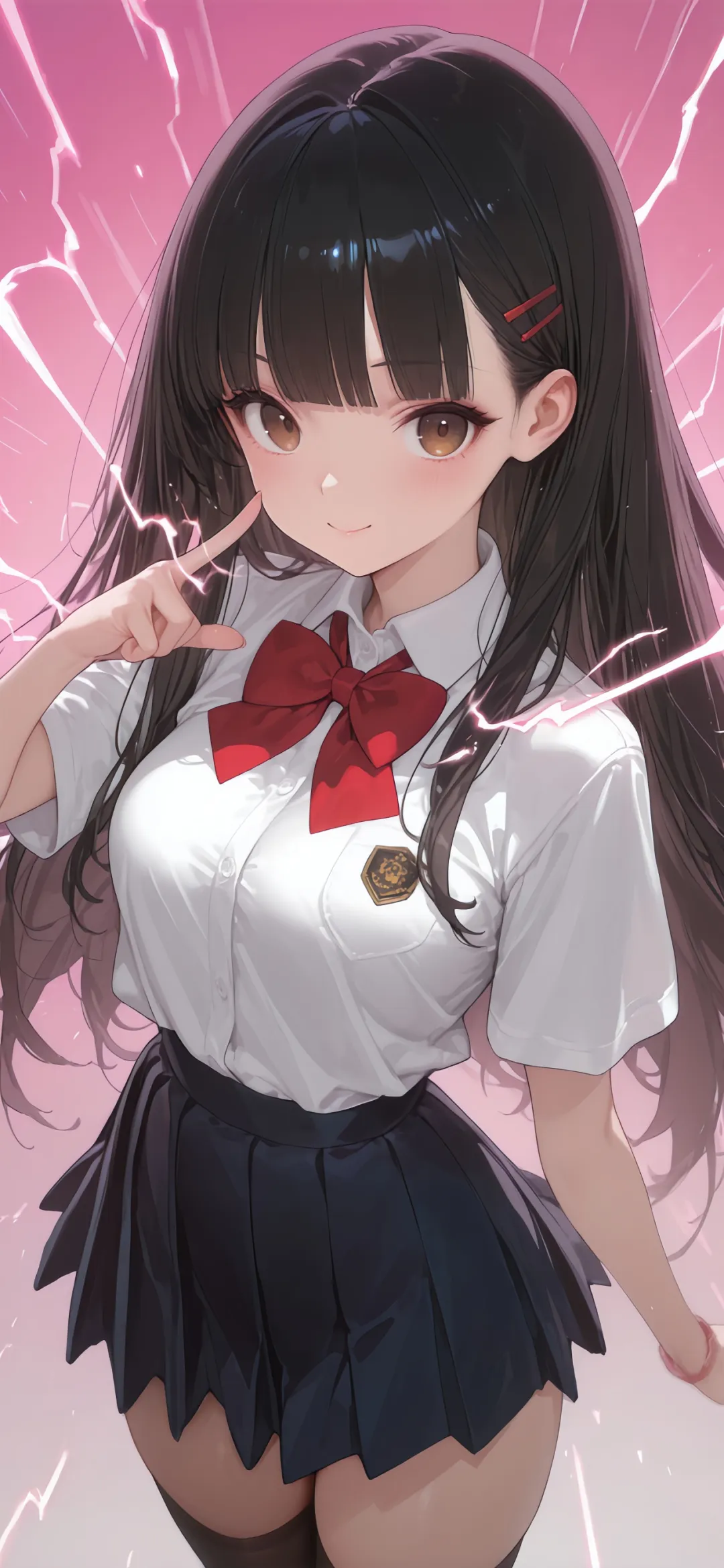 【动漫壁纸】兽耳美少女 银发 衬衫 绝区零 星见雅 鸣潮 赞妮 插画美图推荐 壁纸-第4张
