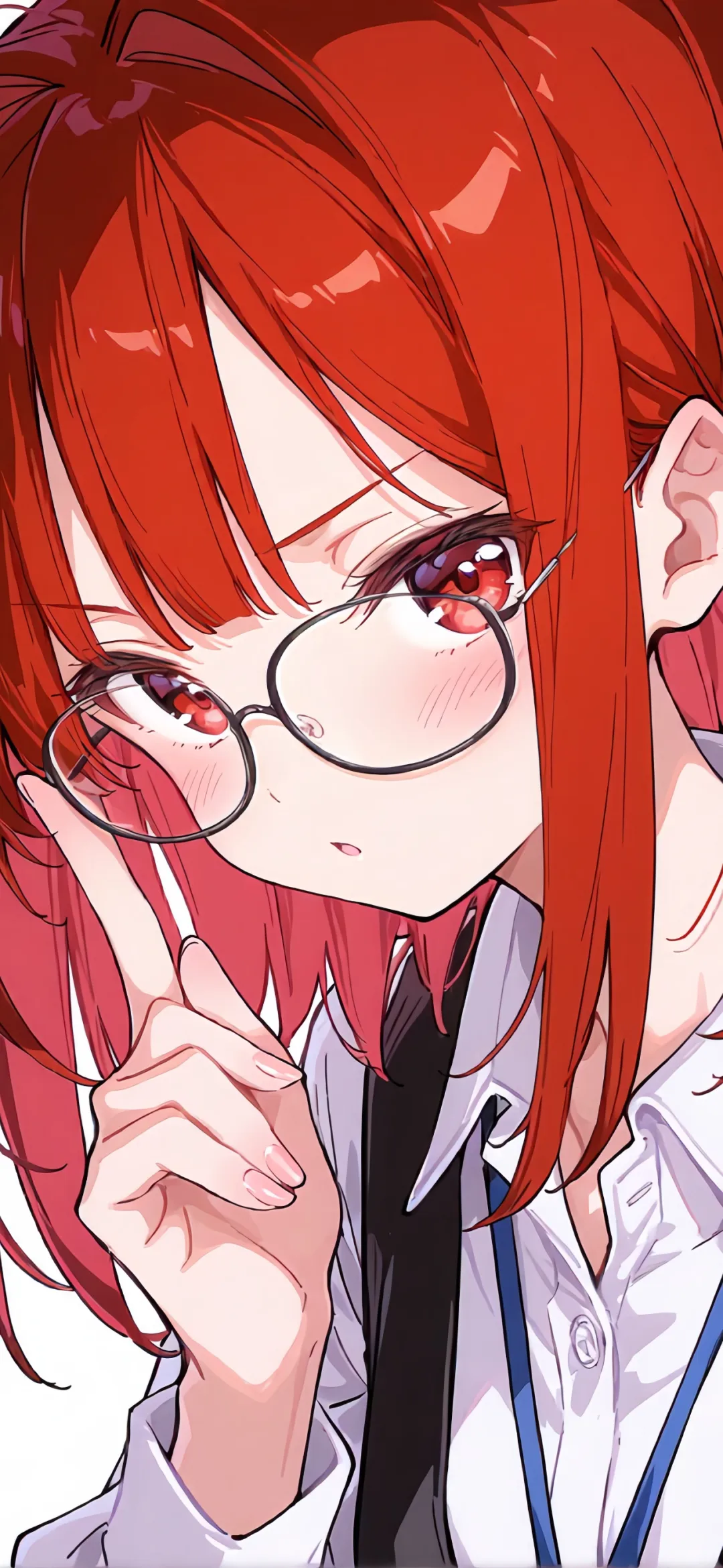 【动漫壁纸】兽耳美少女 银发 衬衫 绝区零 星见雅 鸣潮 赞妮 插画美图推荐 壁纸-第9张