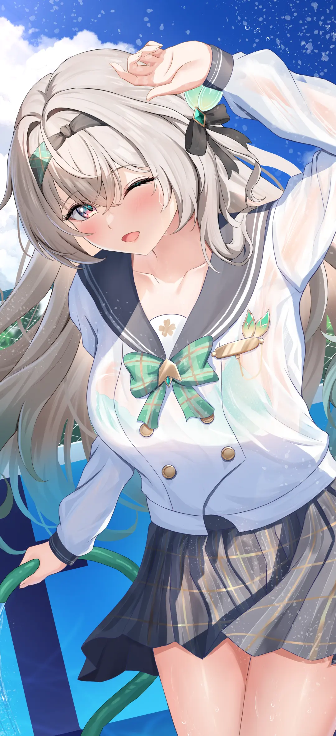 【动漫壁纸】蔚蓝档案 调月莉音 星穹铁道 流萤 遐蝶 东方Project 博丽灵梦 原神 八重神子 丝柯克 神里绫华 插画美图推荐 壁纸-第4张