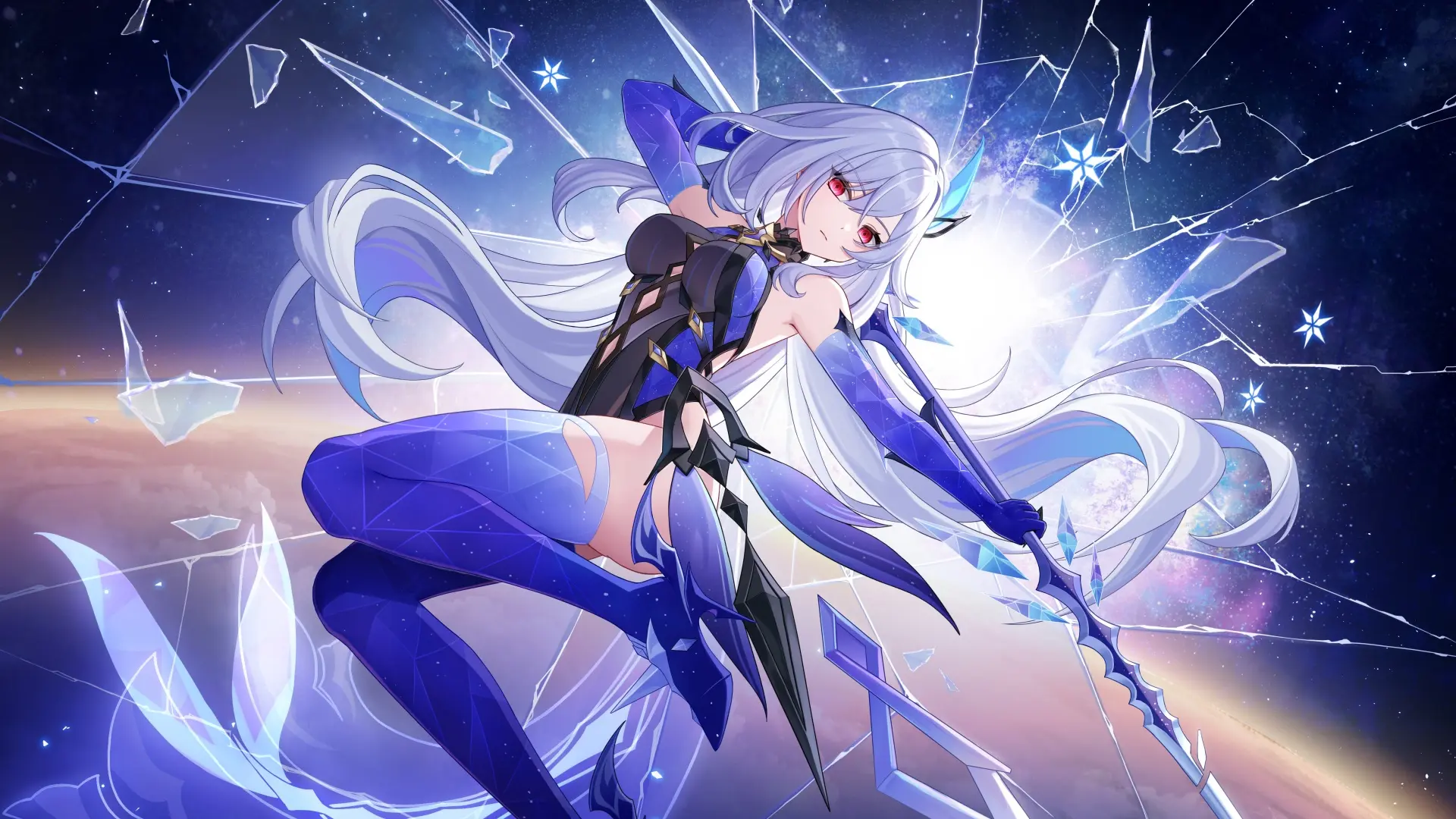 【动漫壁纸】蔚蓝档案 调月莉音 星穹铁道 流萤 遐蝶 东方Project 博丽灵梦 原神 八重神子 丝柯克 神里绫华 插画美图推荐 壁纸-第15张