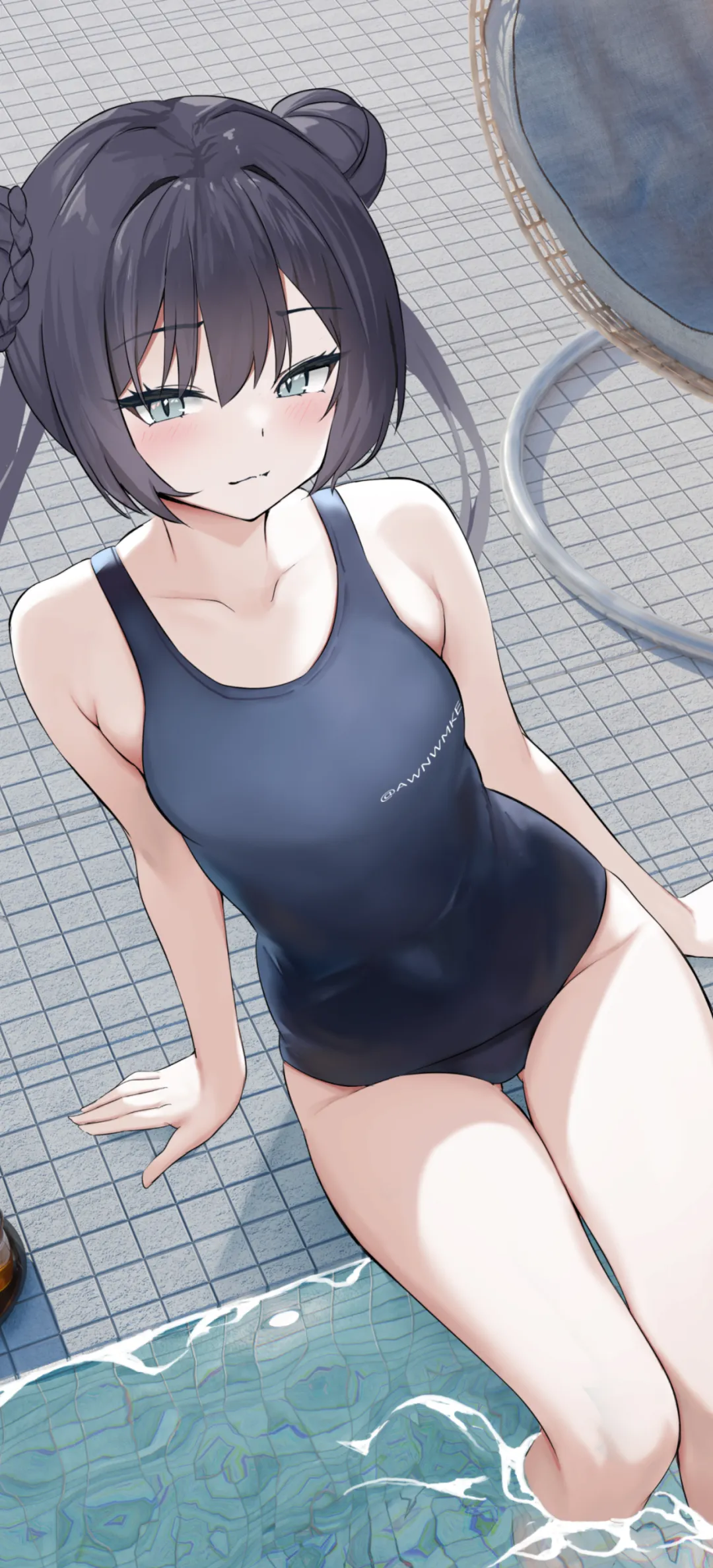 【动漫壁纸】白色连衣裙美少女 蔚蓝档案 泳装妃咲 普拉娜 绝区零 艾莲乔 插画美图推荐-公众号小姨ai