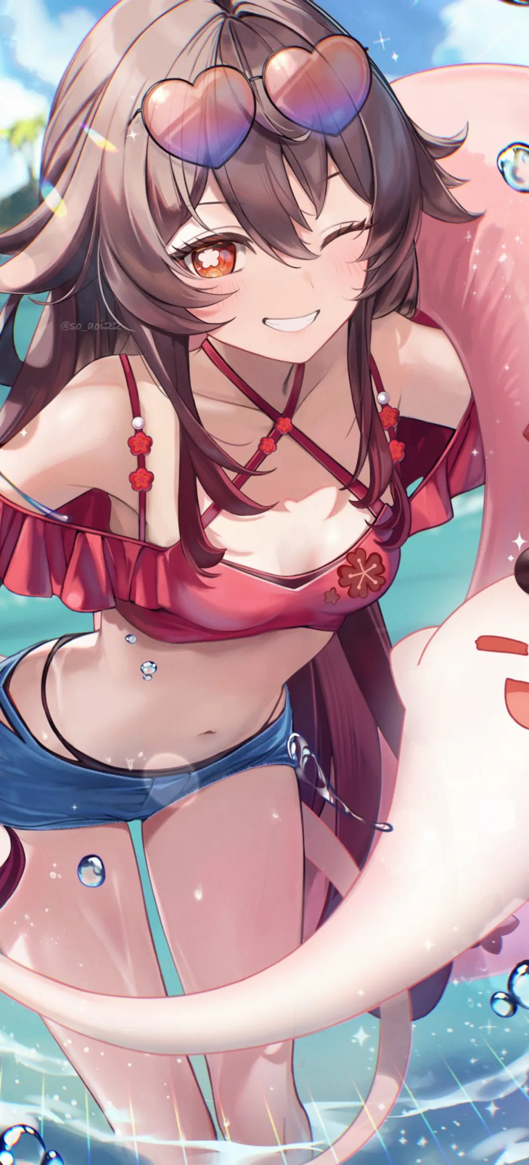 【动漫壁纸】原神 胡桃 芙宁娜 赛马娘 绝区零 仪玄 海边 白色连衣裙 美少女 插画美图推荐 壁纸-第4张