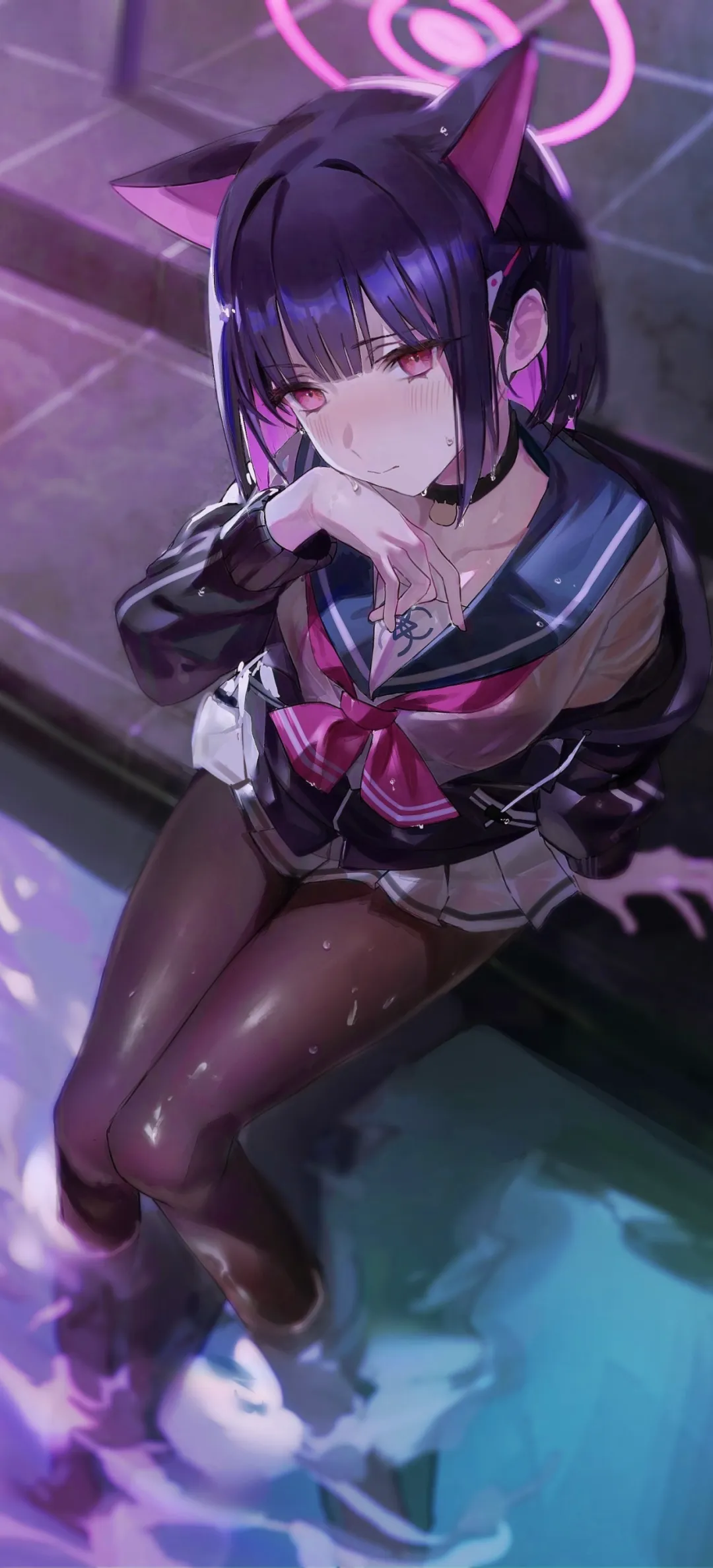 【动漫壁纸】原神 胡桃 芙宁娜 赛马娘 绝区零 仪玄 海边 白色连衣裙 美少女 插画美图推荐 壁纸-第10张