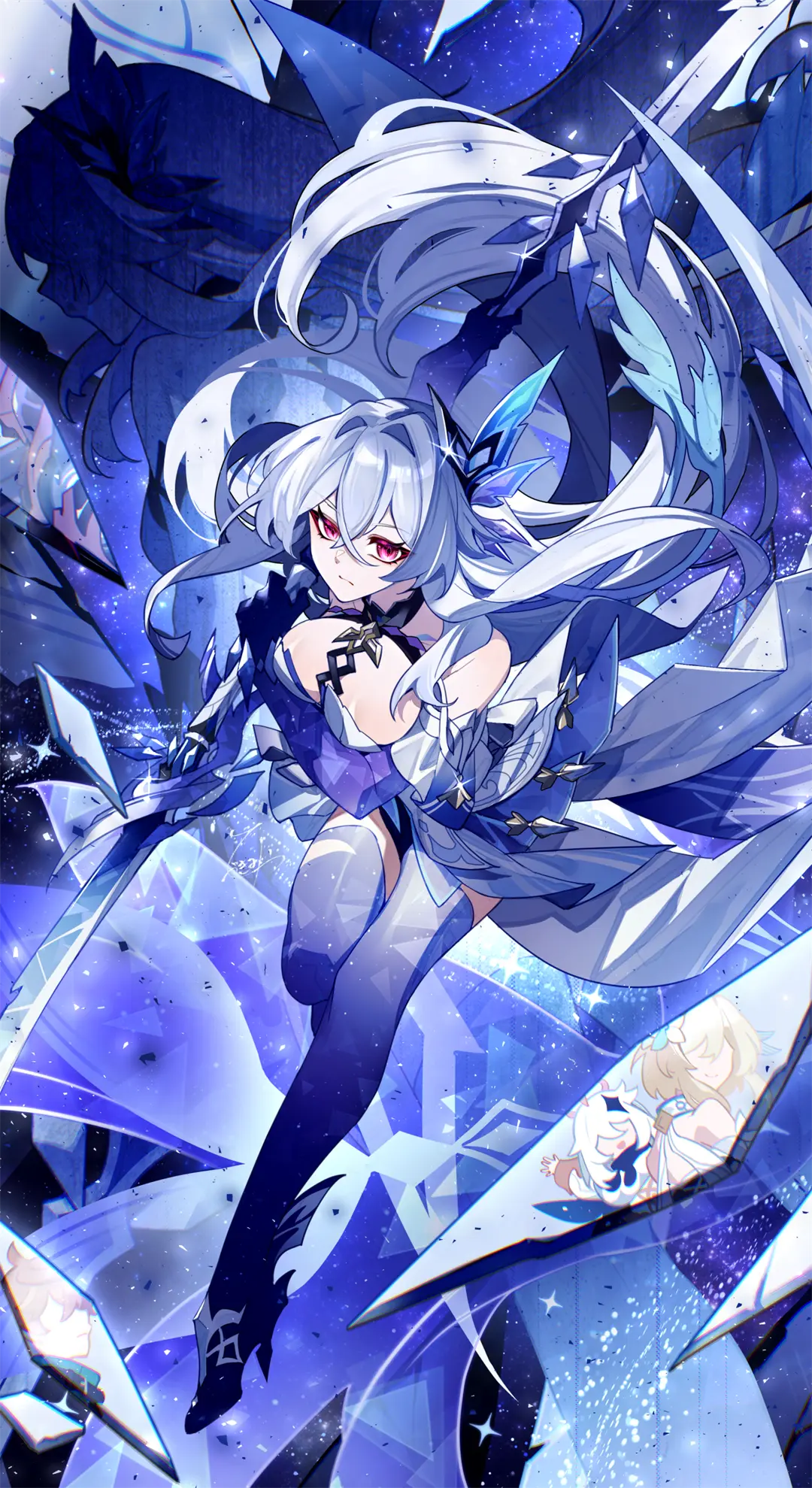 【动漫壁纸】蔚蓝档案 早濑优香 崩坏3 爱莉希雅 鸣潮 卡提希娅 星穹铁道 流萤 绝区零 红豆 插画美图推荐 壁纸-第3张