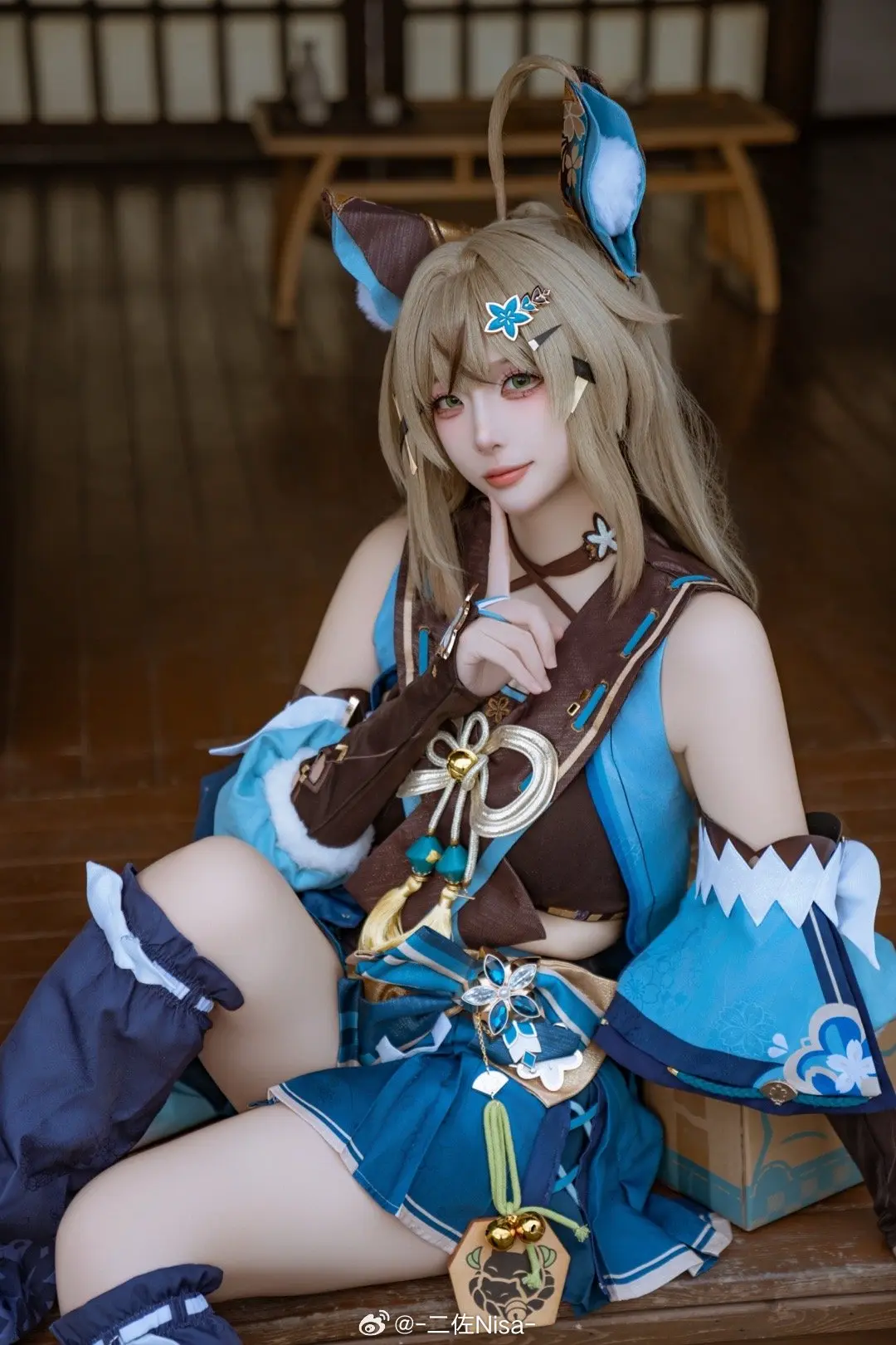 cosplay 需要送快递嘛 原神 绮良良@-二佐Nisa--公众号小姨ai