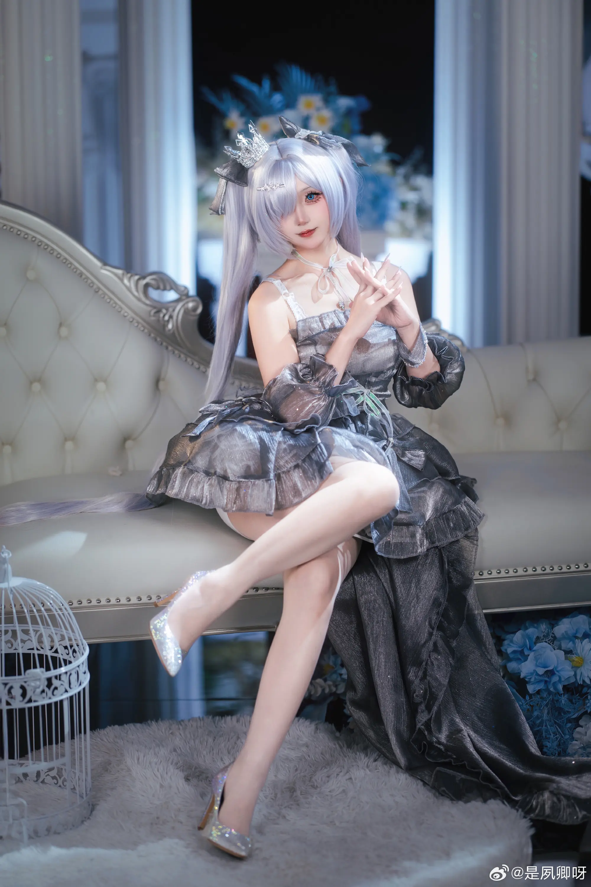 动漫Coser@是夙卿呀 灰姑娘水晶公主～-公众号小姨ai