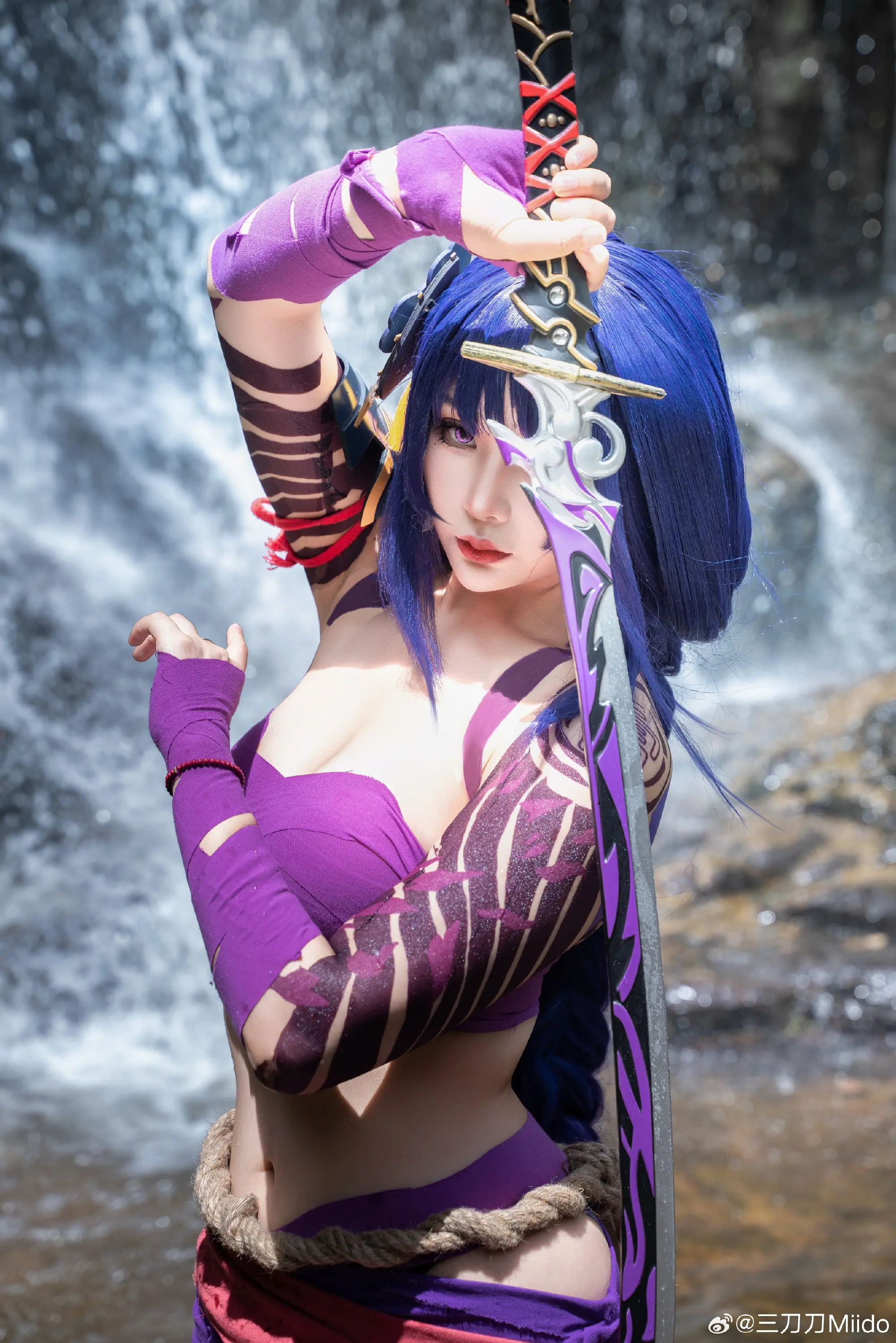 动漫Coser@三刀刀Miido 雷电将军同人.ver-公众号小姨ai