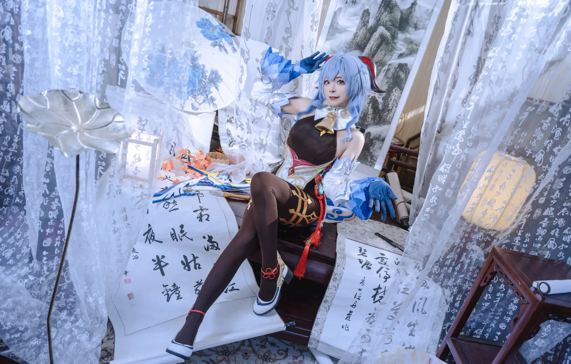《原神》甘雨cosplay ​​​-公众号小姨ai
