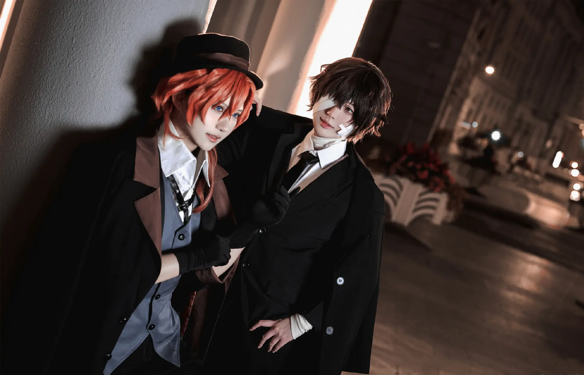 《文豪野犬》双黑cosplay-公众号小姨ai