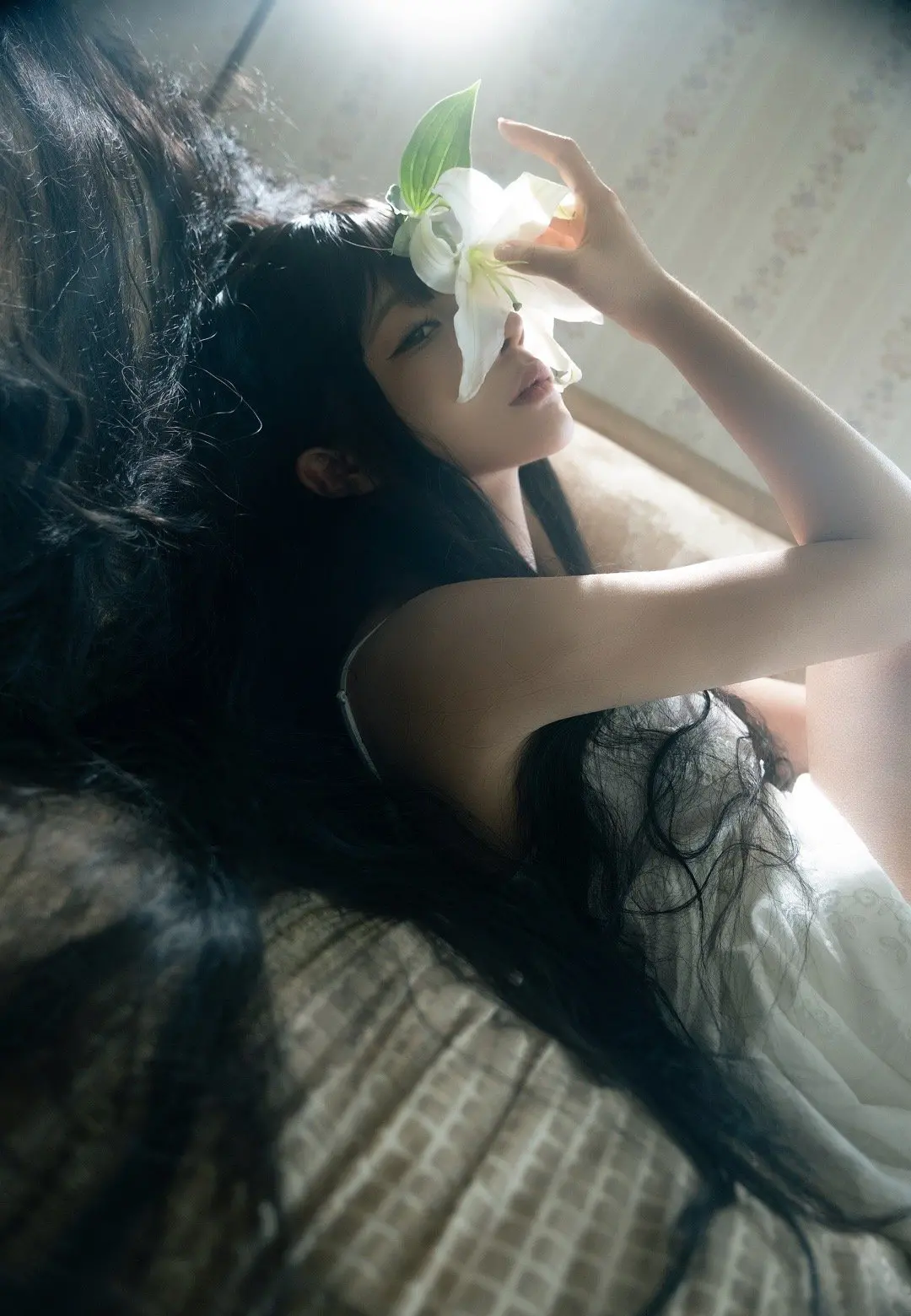 少女写真 百合花-公众号小姨ai