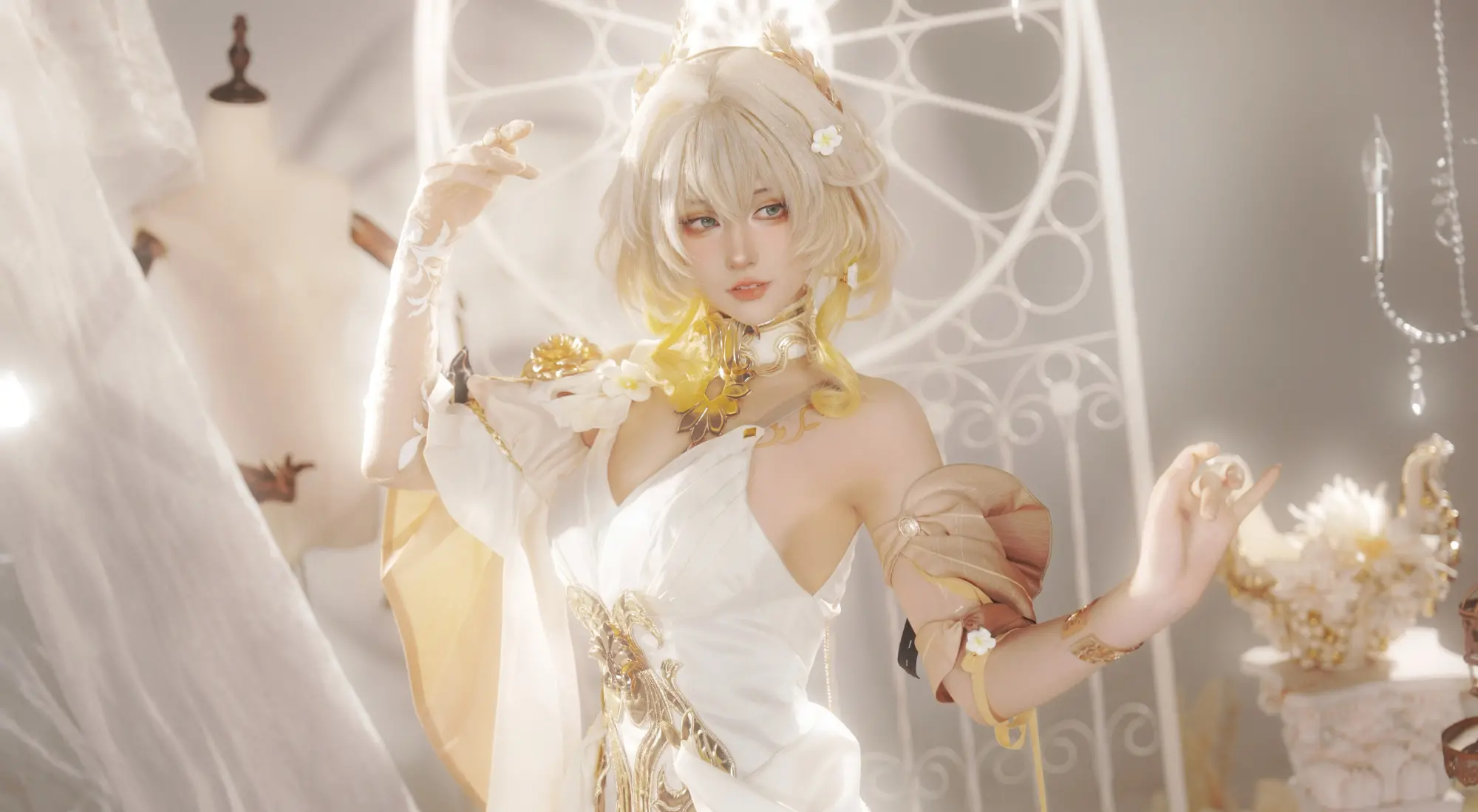 《崩坏: 星穹铁道》阿格莱雅cosplay-公众号小姨ai