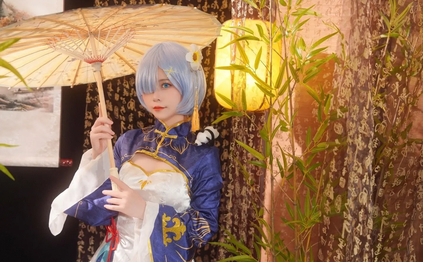 《Re：从零开始的异世界生活》雷姆cosplay-公众号小姨ai