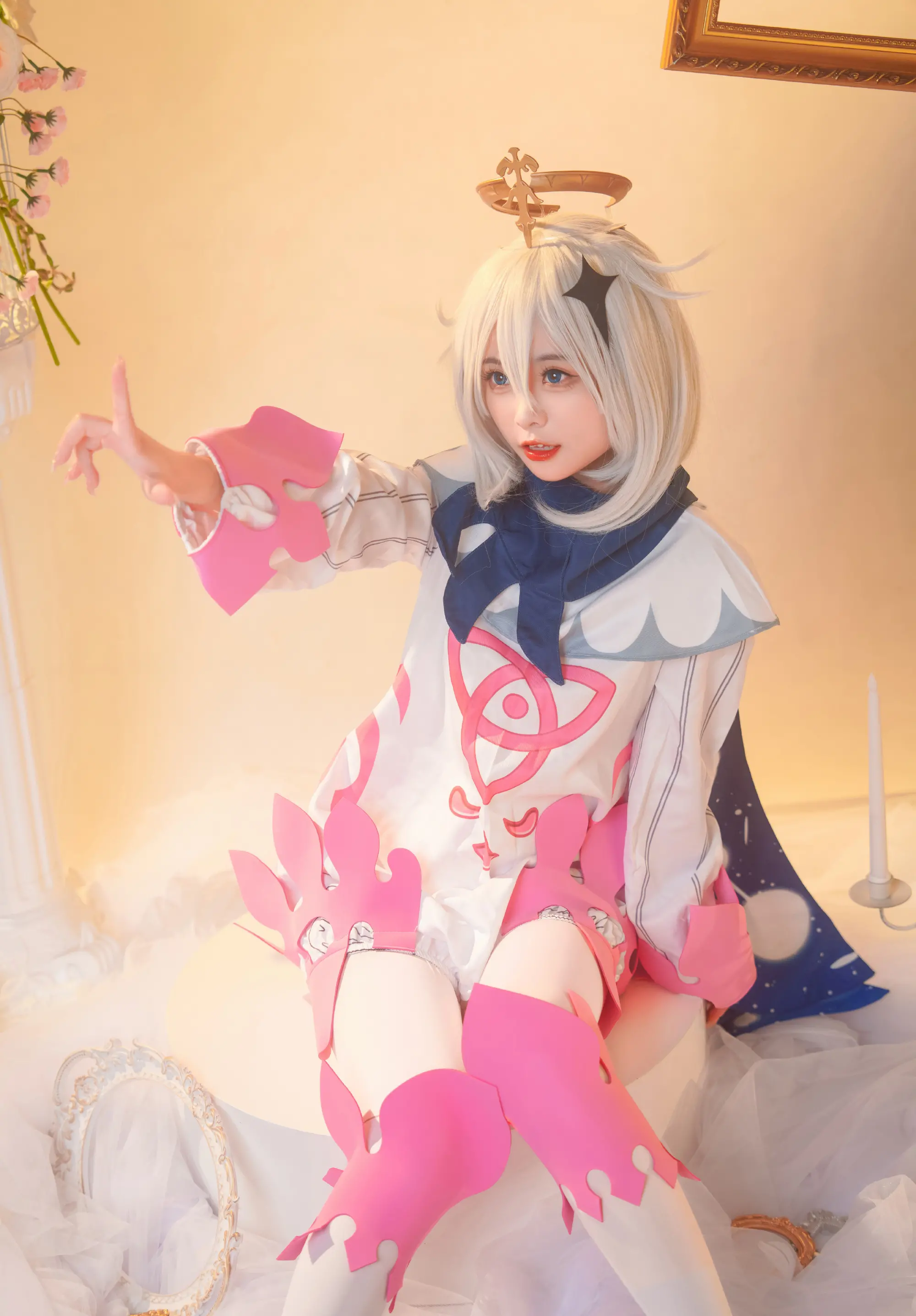《原神》派蒙cosplay-公众号小姨ai