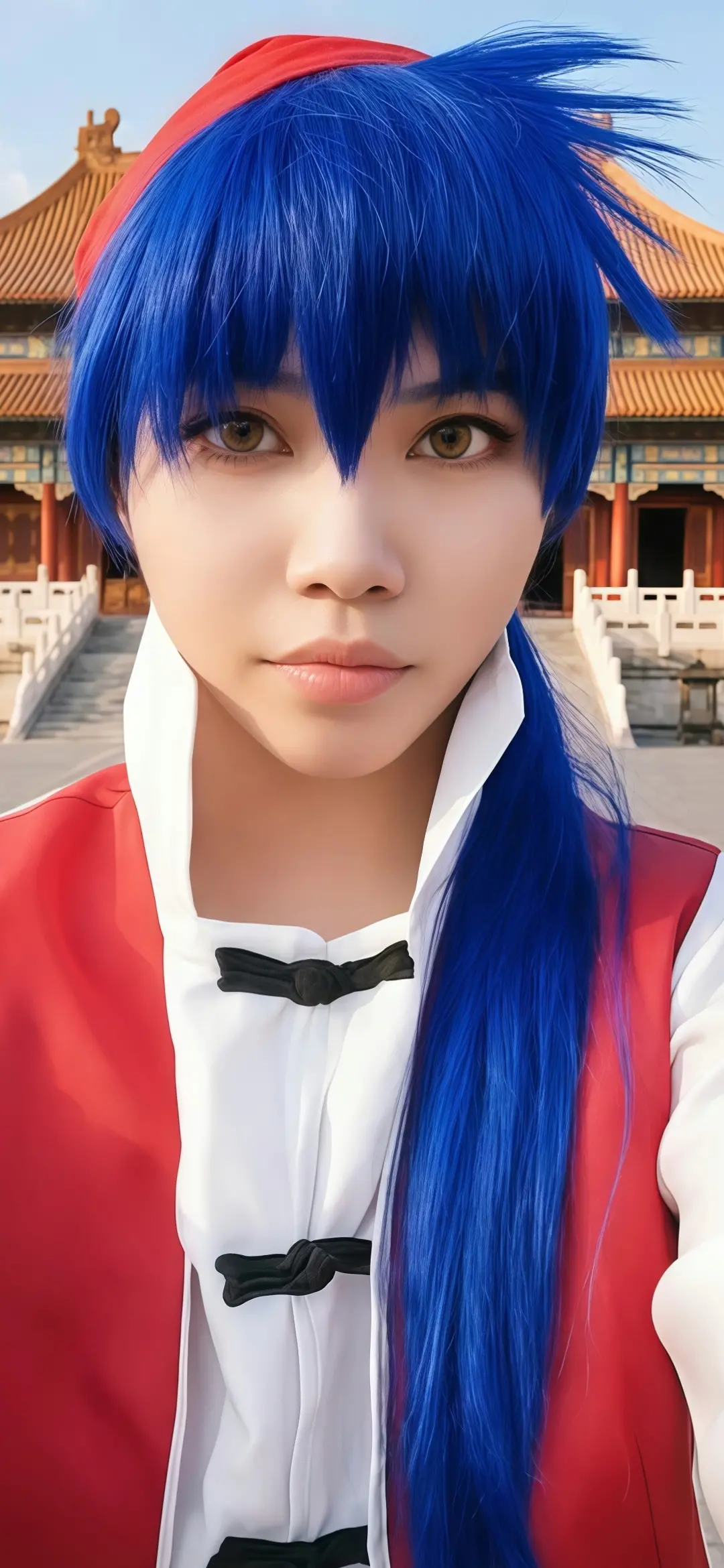 中华小当家cosplay：小当家头发散开的样子比女生还要好看！-公众号小姨ai