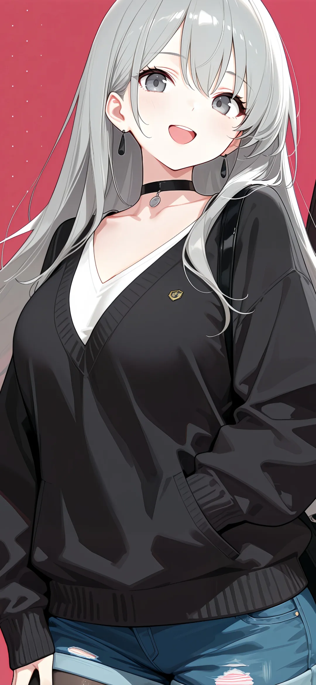 【动漫壁纸】JK短发少女 地雷系美少女 兽耳 萌妹子 壁纸-第2张