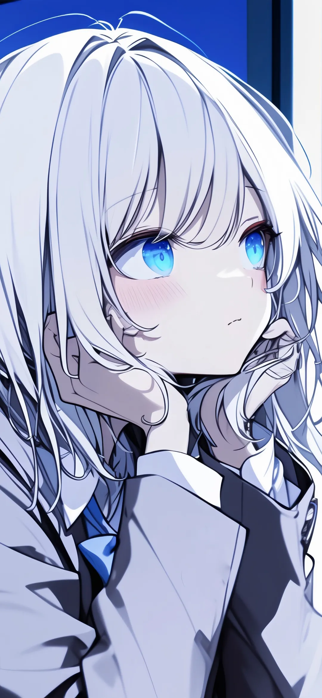 【动漫壁纸】JK短发少女 地雷系美少女 兽耳 萌妹子 壁纸-第8张