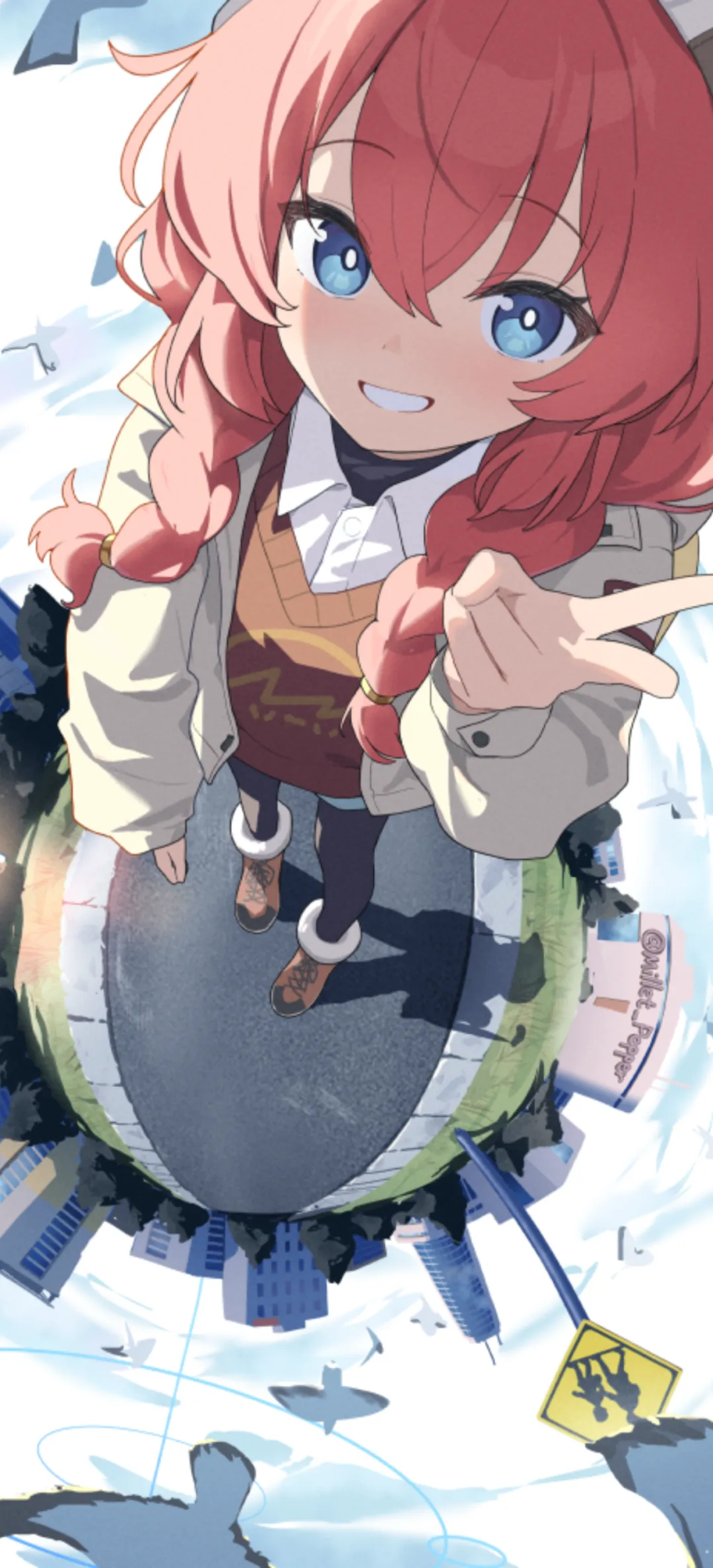 【动漫壁纸】蔚蓝档案 砂狼白子 绝区零 简杜 葬送的芙莉莲 Miku 插画美图推荐 壁纸-第12张