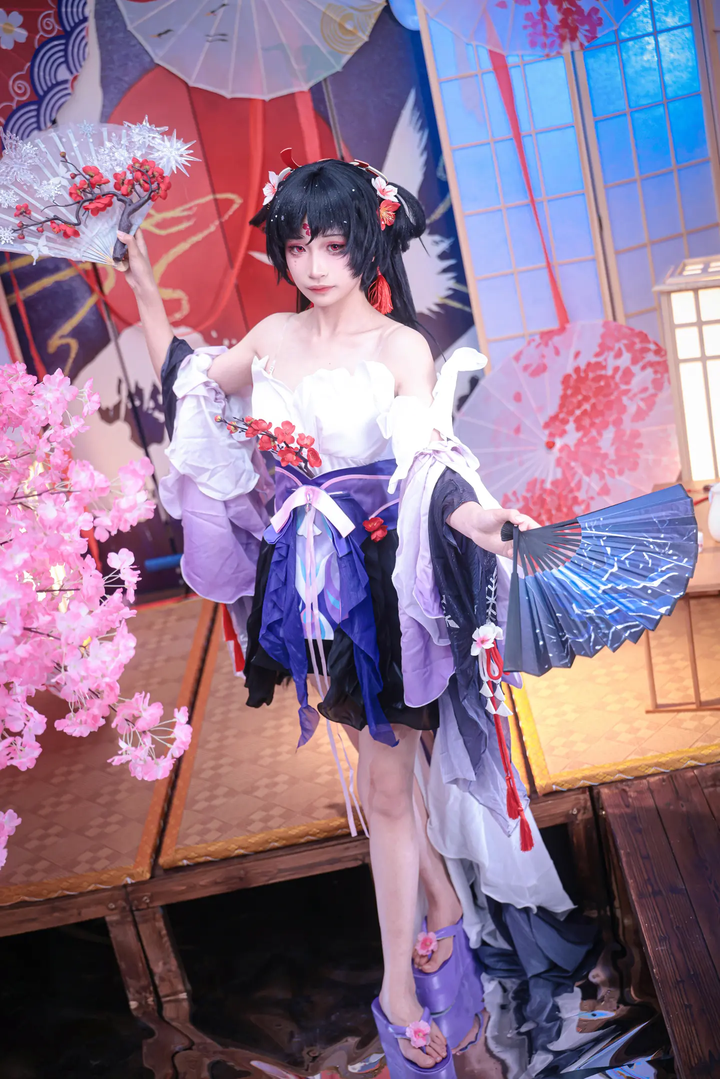 《阴阳师》不知火 疏影落雪cos-公众号小姨ai